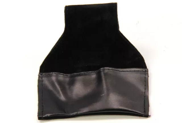 PLAIN Leather Chalk Pouch With Belt Hook – For Snooker & Pool Players 2