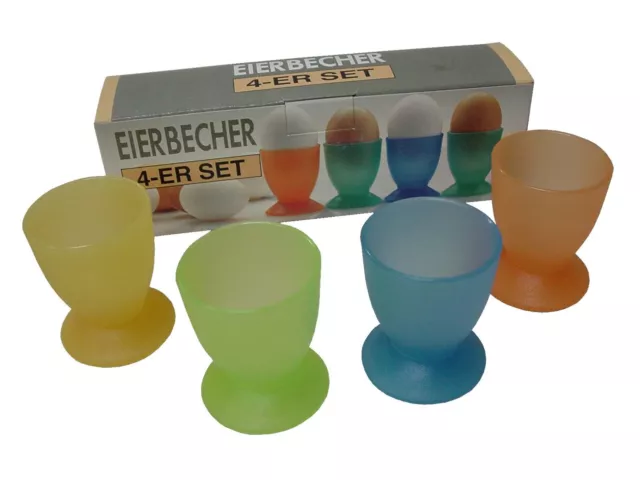 (Xy020) Set 4 Soportes Huevo Plastico Color Variado