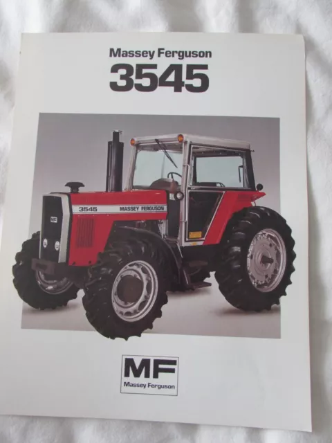 @Massey Ferguson 3545 Tractor Sales Specification Leaflet @