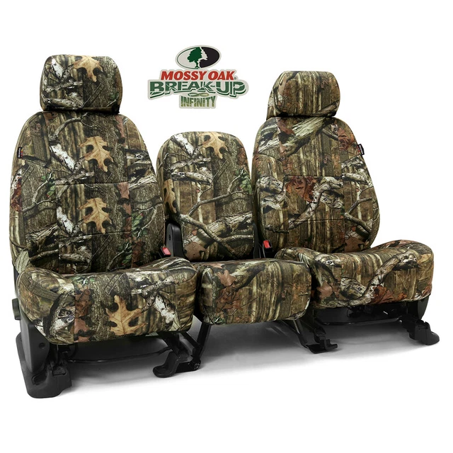 Coverking Neosupreme Mossy Oak Break Up Seat Cover for 2004-2009 Yamaha Rhino