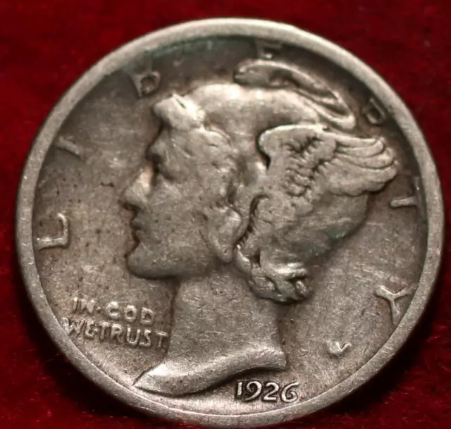 1926-S San Francisco Mint Silver Mercury Dime