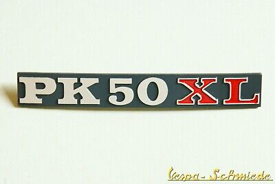 Schild Schriftzug "PK50XL" für Vespa PK 50 XL 