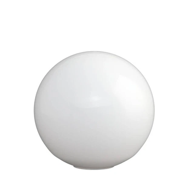 Cabilock 2-tlg Kugel Lampenschirm Weiß - Acryl Globus Für Laternenmast | 15cm Durchmesser Außenbereich