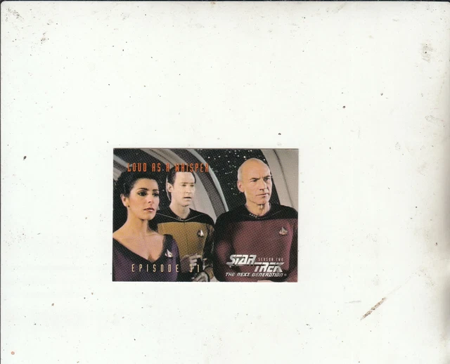 RARE-STAR TREK THE Next Generation-TV Series-1995 Cards-[No 150]-4438A ...