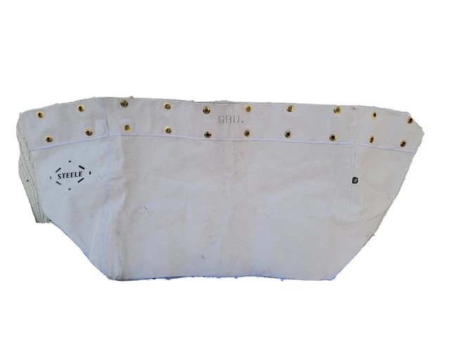 Steel Brand 6 BU Replacement Canvas Liner Janitorial/ Laundry  With Rope NEW