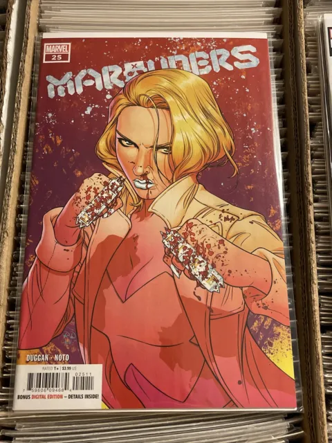 Marauders #25 Emma Frost White Queen Russell Dauterman Main Cover Phil Noto 2021