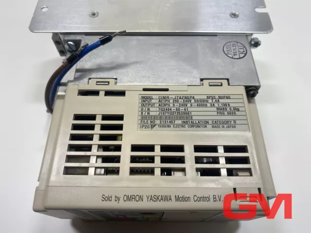 Omron Yaskawa Electric Frequenzmrichter VS mini J7 CIMR-J7AZB0P4 inverter drive 2