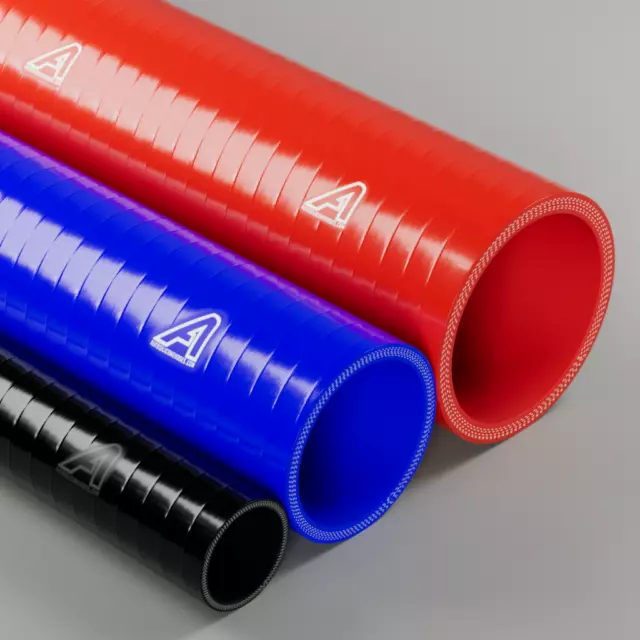 Reinforced Silicone Meter straight 1/4m 1/2m Heater Coolant Intercooler Pipe