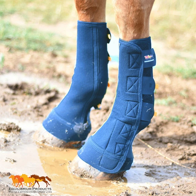 Equi-Chaps Close Contact Chaps - Atmungsaktive Weichenstiefel - Beine trocken & schlammfrei
