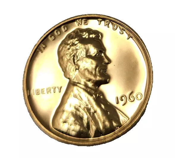 1960 (P) CHOICE Gem Proof Lincoln Memorial Cent RED Penny/MIRROR FINISH Free S&H