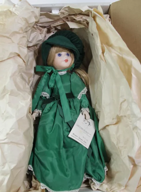 New Marjorie Spangler Dolls Exquisite Porcelain, "Rachel" Doll In Box