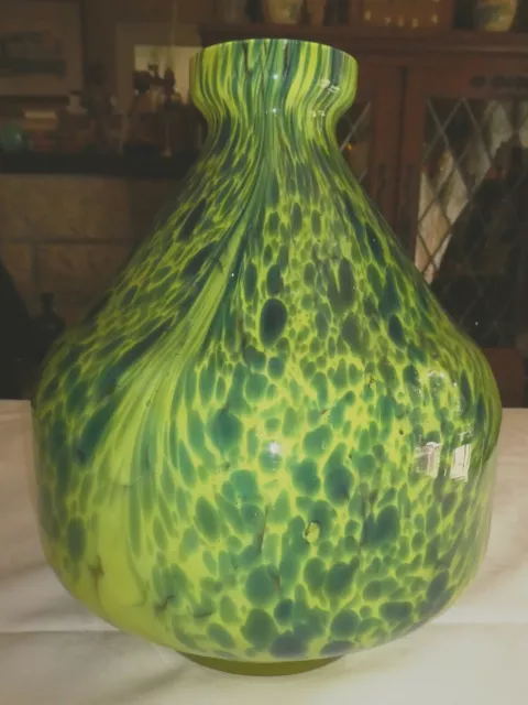 Beau Vase En Verre Verrerie De Scailmont Belgique