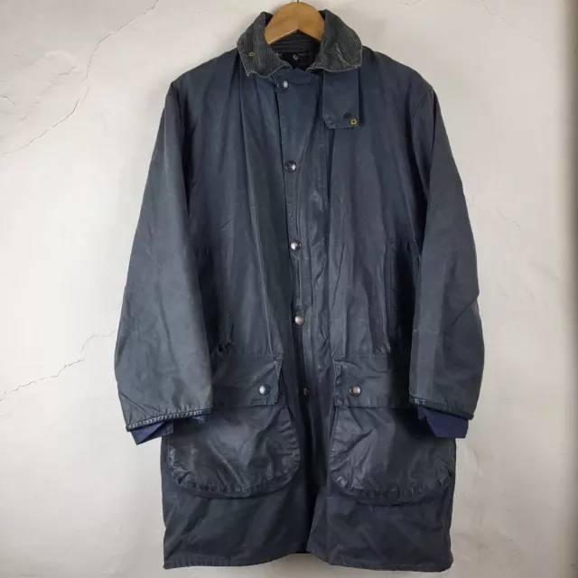 Barbour border sales waxed jacket