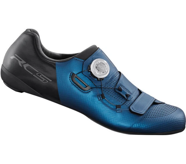 Shimano Fahrradschuhe SH-RC5B Wide Road BOA® L6 SPD-SL blau Größe 45