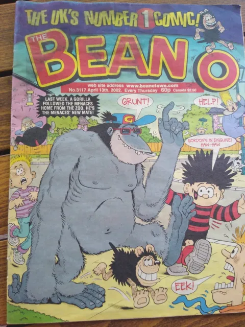 The Beano Comic 3117 Dennis The Menance April 13th 2002 Gnasher