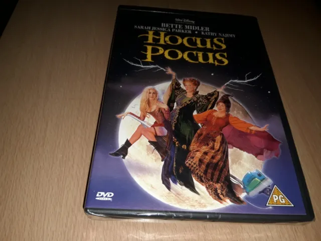 hocus pocus disney bette midler  uk dvd region 2 pal     new sealed