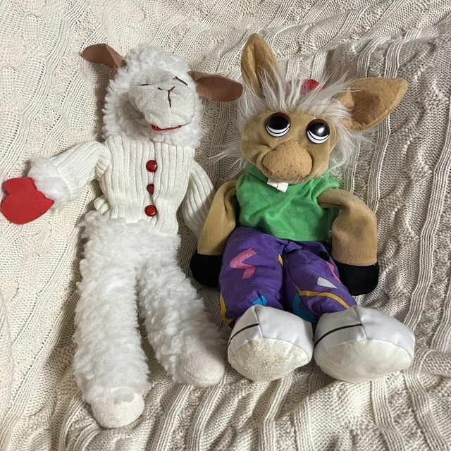 VINTAGE LAMB CHOP & Charlie Horse Hand Puppets Shari Lewis Enterprises