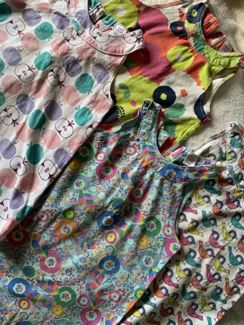 4 x Girls Patterned Top/Dress Bundle Set - 4-5 Years - Mini club Boots