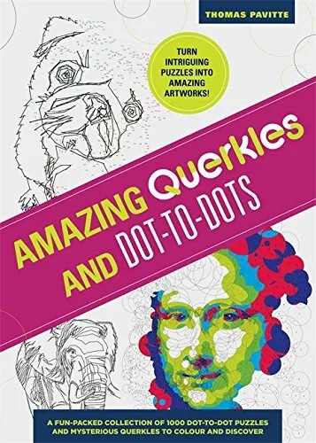 AMAZING PUZZLES QUERKLES AND DOT-TO-DOT: A FUN PACKED By Thomas Pavitte *VG+*