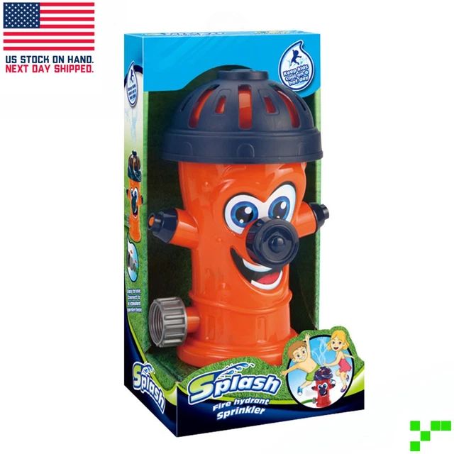 Fire Hydrant Sprinkler Splash Toy Water Rotating Summer Fun Yard Games Outdoor