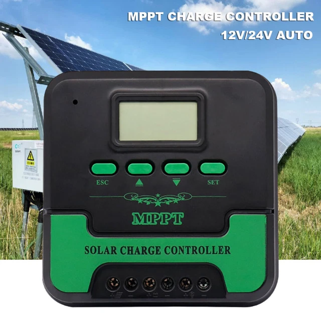 Regolatore di carica solare 12/24 V auto 20A 30A 40A MPPT regolatore solare regolatore fotovoltaico 120W-960W