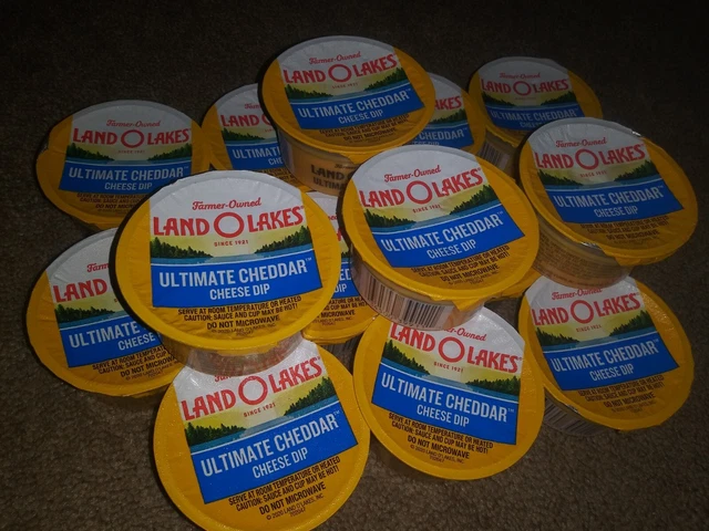 (15) Land O Lakes. Cheese Cups Ultimate Cheddar Cheese *  3 Oz. Per Cup * 6/2023