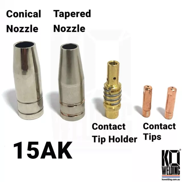 MB 15/15 AK | Nozzles/Contact Tips/Holders OEM For Binzel MIG Torch Parts Weldin