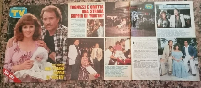 CLIPPINGS TV SORRISI e Canzoni 1989 1990 Copertine Ritagli Di Giornale