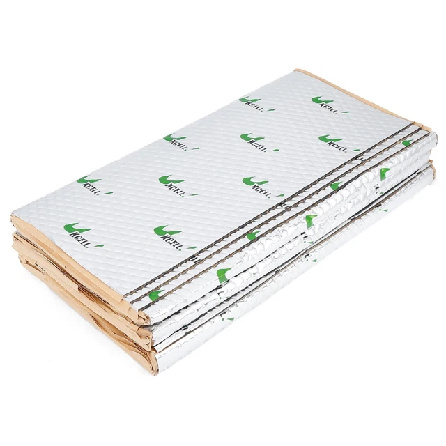 10pcs 80mil 25 pieds carrés Voiture Bruit Isolation thermique Tapis Barrière