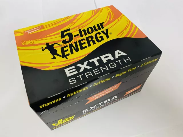 5-hour ENERGY� Shot, Extra Strength, Strawberry Banana, 1.93 Ounce, 12 Count