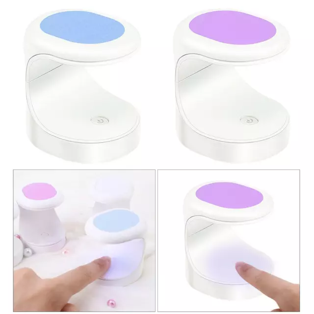 Mini Lampe Sèche Ongles Gel Vernis 3 LEDs 16W UV Lampe LED Kit Professionnel