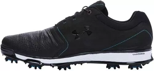 Under Armour Tempo Tour Black Blue Golf Shoes 1270205 011 Mens Size 8.5