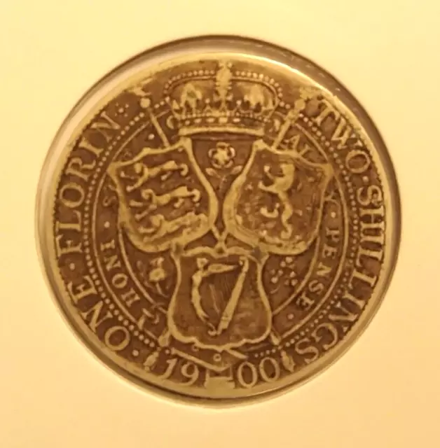 UK 1900 Queen Victoria  Florin