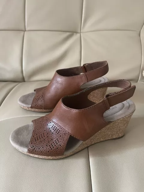 Clarks lafley online joy leather sandal