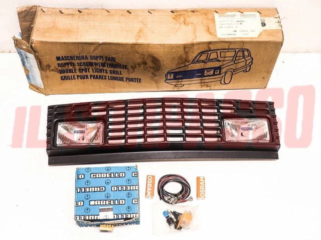 Panneau De Calandre Grille Avant Originale Pour Fiat 125 Berline Special 1ère Série - Pièce Neuve