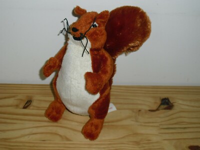 sac-à-dos écureuil de SPIROU*c/NEUF*30cm Peluche n°451 