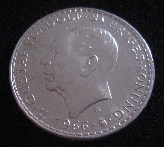 Mds Schweden Sweden 5 Kronen 1966 "100 Jahre Verfassungsreform", Silber  #W