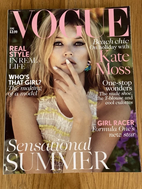 VOGUE MAGAZINE # 2000 June UK issue Liberty Ross cover by