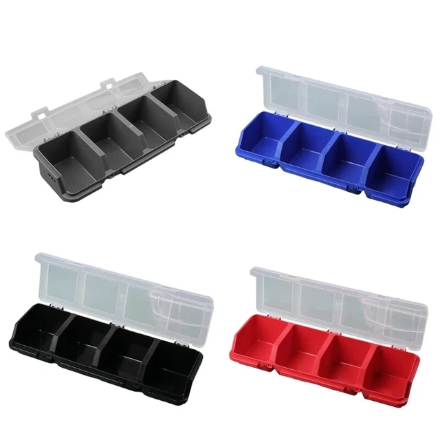 PLASTIC SORTING BOX Tool Part Container Bin Screw Case Compartment ...