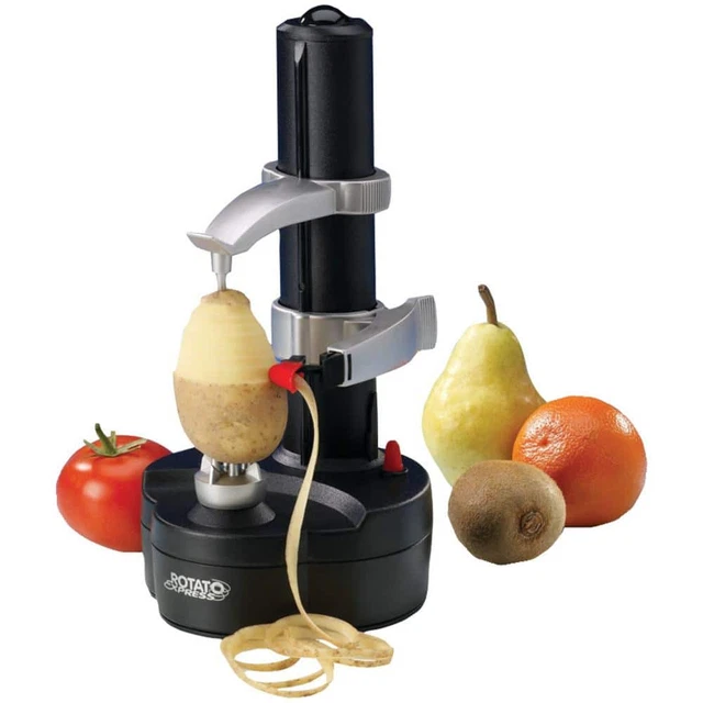 Starfrit Rotato Express Electric Potato Peeler For Kitchen Black-93209-006-BLCK