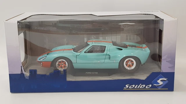 MINIATURE VOITURE AUTO 1:18 diecast Maisto Ford Gt Gulf Modélisme Coche
