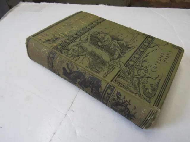 1883 Nights With Uncle Remus by Joel Chandler Harris, antique book, Brer Rabbit