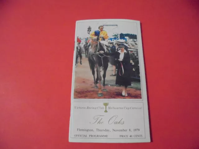 1979 Oaks Day Race Book - Vrc