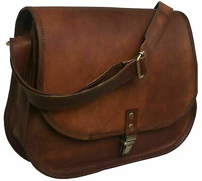 Women's Leather Purse Crossbody Shoulder Sling Travel Saddle Vintage Bag