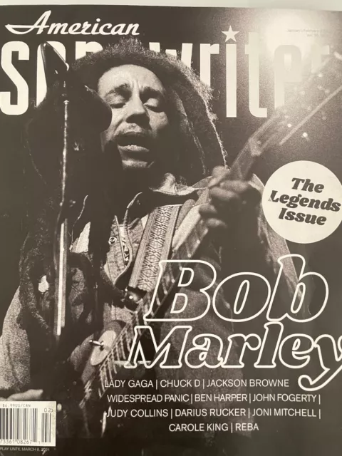 American Songwriter Magazine Legends issue/Bob Marley vol 36 no 2, Jan/Feb 2021