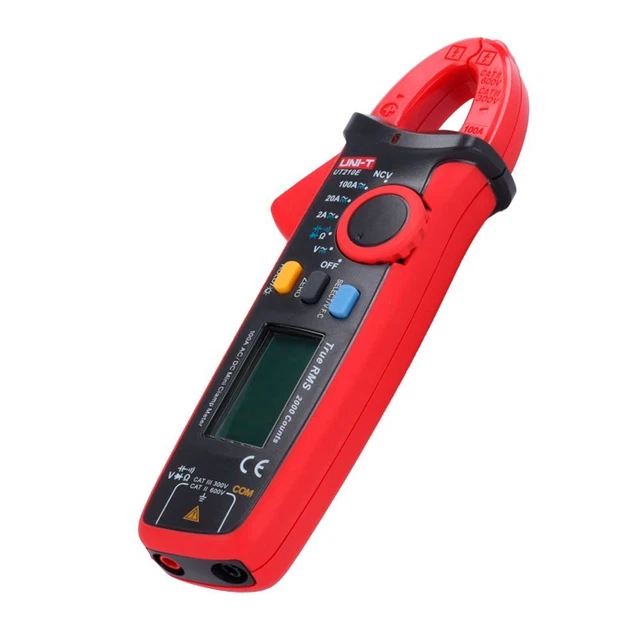 UNI-T UNI T Mini Clamp Meter UT210E Digital True RMS AC/DC Current Voltage Tester VFC Capacitance Non Contact Clamp - Foto 7
