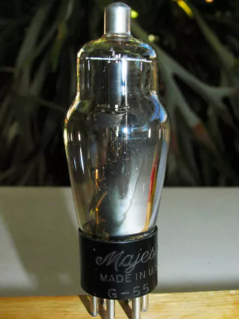 Majestic G 55 USA rare NIB double diode triode engraved base NIB audio tube