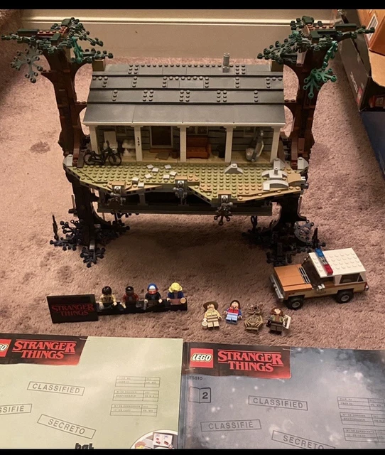 LEGO STRANGER THINGS 75810 The Upside Down 100% Complete With ...
