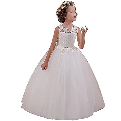 ABaowedding Flower Girl Dresses First Communion Dresses Girls Pageant Dresses