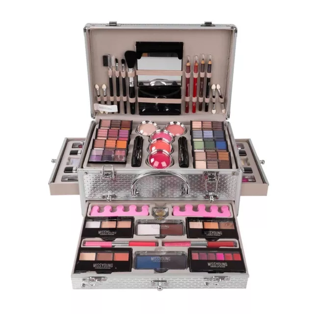 Professionelles Make-Up Sets, MKNZOME Schminkkoffer Multifunktions Schminke Kit